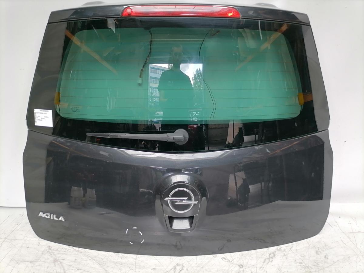 Opel Agila B original Heckklappe mit Heckscheibe GAB Schwarz Bj.2013